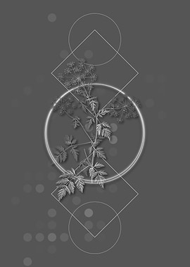 Geometric Modern Flower