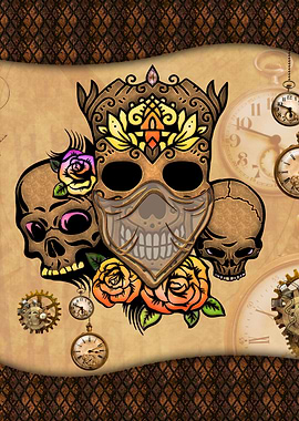 Steampunk skulls