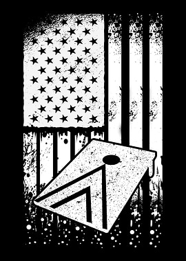 Cornhole Player Team Bean