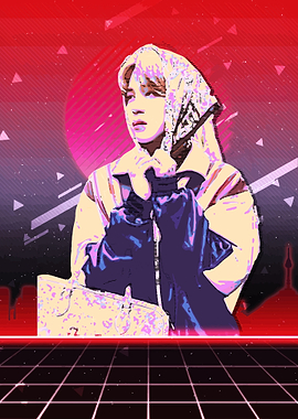 BTS Jimin 80s Poster