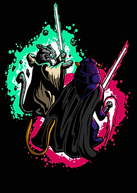 CUTE CAT LIGHT SWORDS