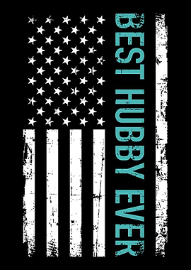 Best Hubby ever US flag