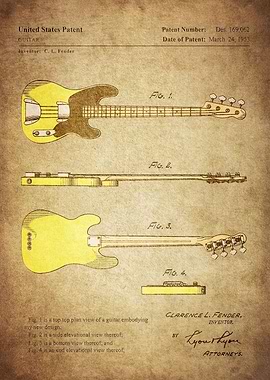 Colourised Fender Telecast