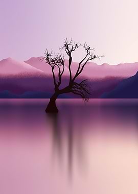 Lake Wanaka Illustration