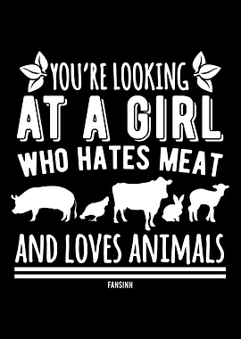 vegan girl Tierliebe gift