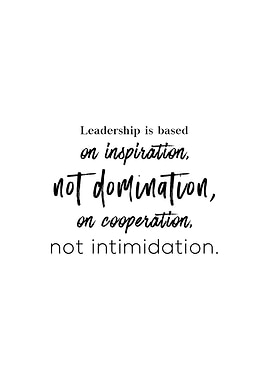 Leadership Quotes Wall Art