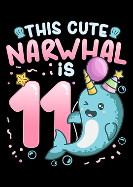 11th Birthday Narwhal