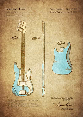 Colourised Fender Precisio