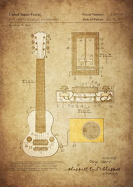 Colourised Gibson E Guita