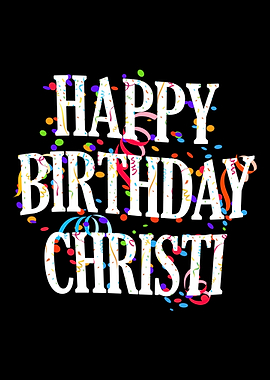 Happy Birthday Christi