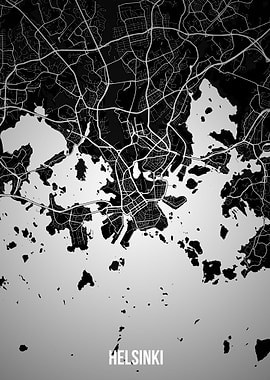 Helsinki dark map