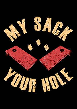 Cornhole Player Team Bean