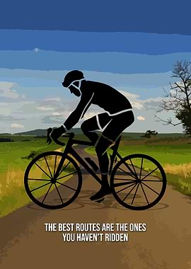 Cycling Wall Art Decor