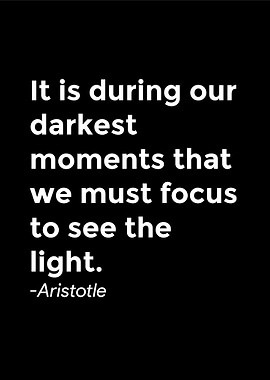 Aristotle Quote Poster