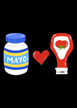 Mayonnaise Ketchup Mayo an