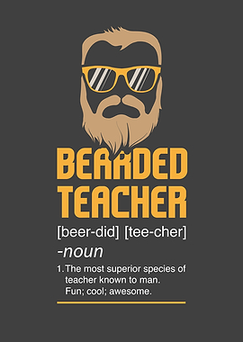 Funny Beard Teacher