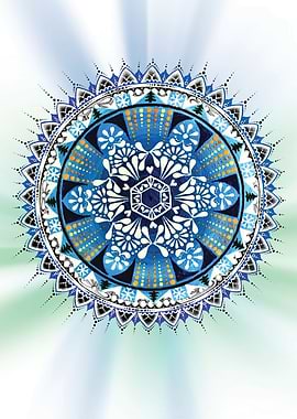 Snow flake Mandala