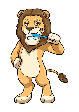 Lion Cleaning Toothbrush