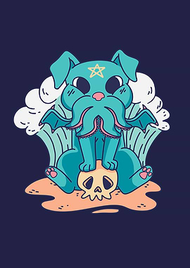 CUTE SATANIC MONSTER DOG