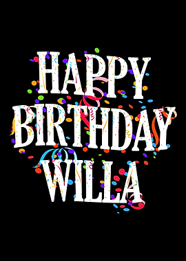 Happy Birthday Willa