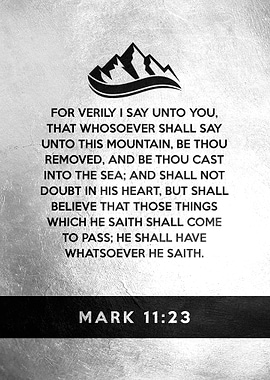 Mark 11 23