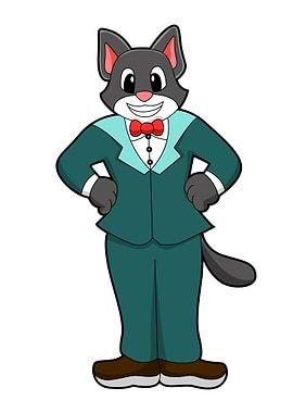 Cat Wedding Groom Bow tie