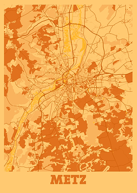 Metz Sunset City Map