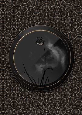 Black and Gold Onion Flora