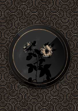 Shadowy Bramble Leaf Rose