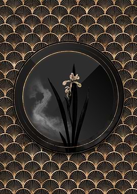 Shadowy Yellow Banded Iris