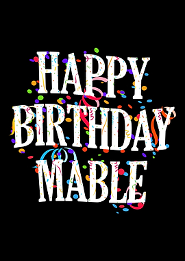 Happy Birthday Mable