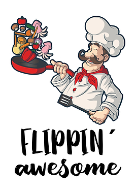 Chef flipping awesome