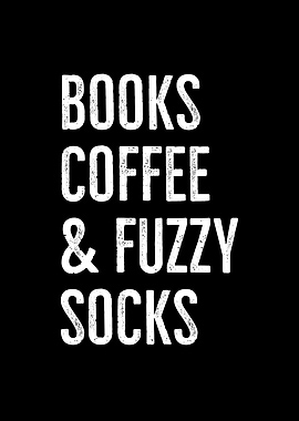 Books Coffee And Fuzzy