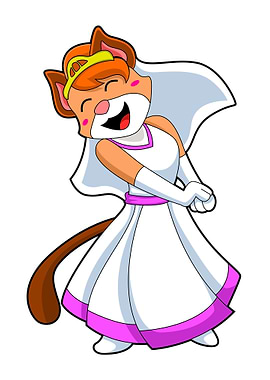 Cat Wedding Bride Crown