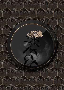 Black and Gold Florals