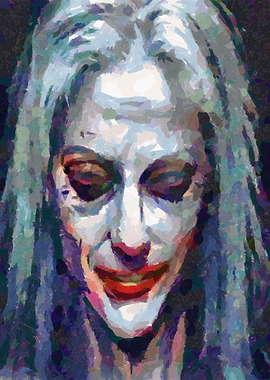 Horror girl portrait