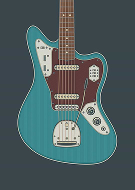 Ocean Turquoise Jaggy