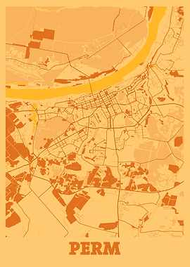 Perm Sunset City Map