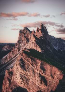 stone mountain brown sun