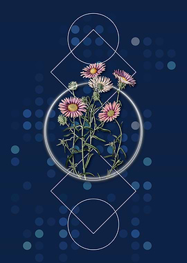Geometric Art Deco Flower
