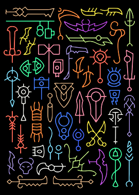 Knight Weapon Pattern