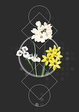 Vintage Corn Lily Flower