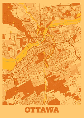 Ottawa Sunset City Map