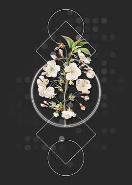 Geometric Pear Tree Flower