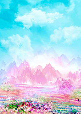 Landscapes Flowers Spring