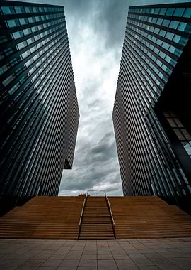 Treppe am Hyatt Hotel