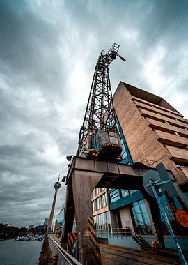 Ladekran Medienhafen