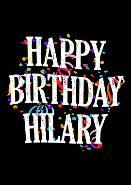 Happy Birthday Hilary