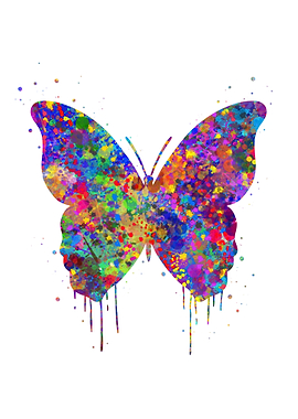 Butterfly pop art