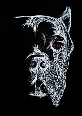 Cane Corso Dog Painting